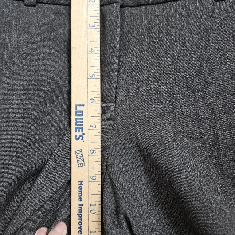 Michael Kors Dress Pants Women 4 Gray Slim Trousers Stretch Office Workwear Note